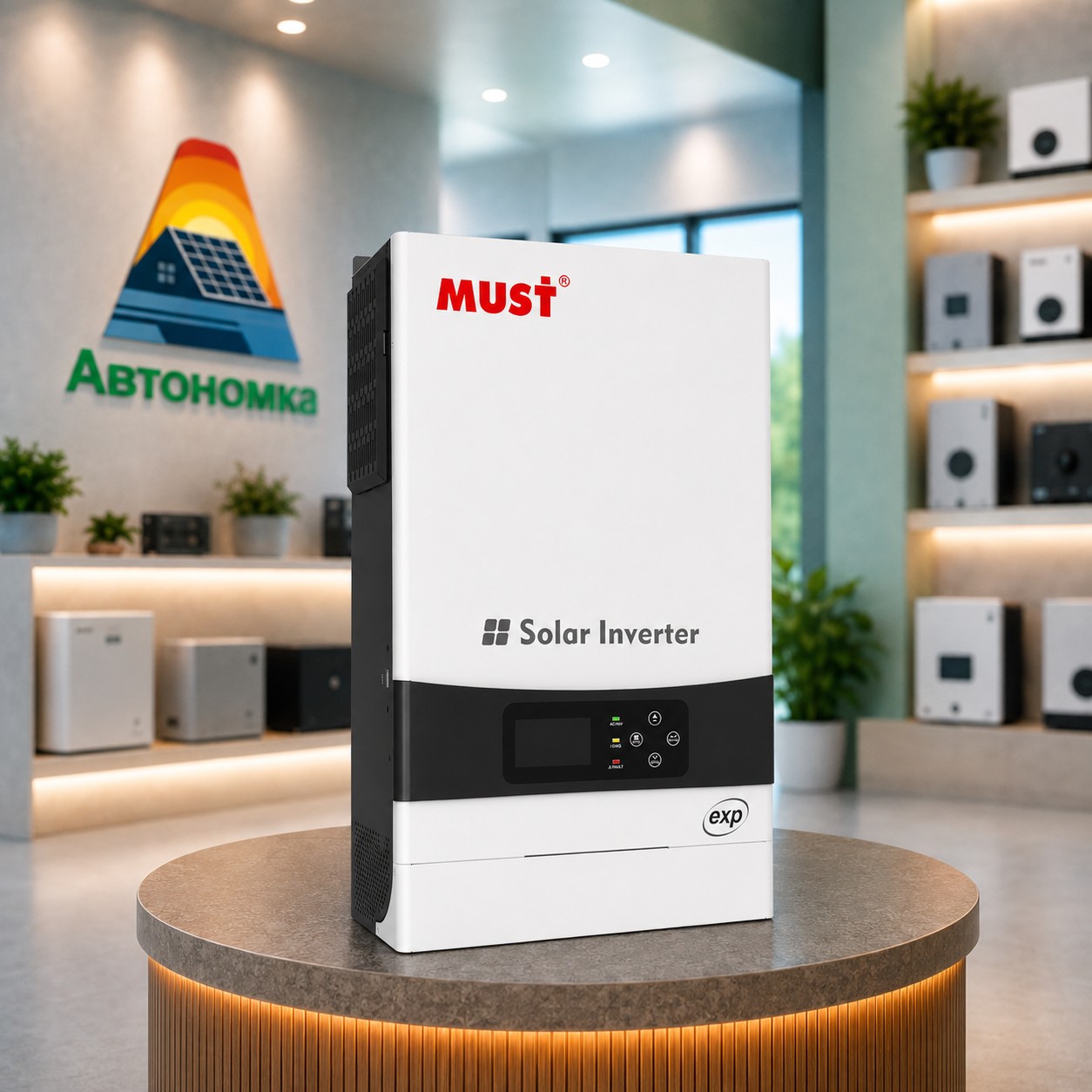 Гібридний інвертор Must PV19-6048EXP 6 кВт 48 В, 309х505х147, 14 кг