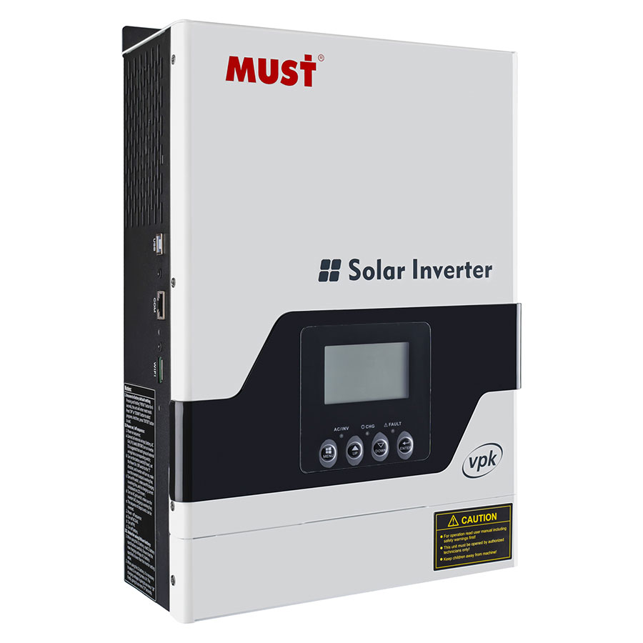 Гібридний інвертор Must PV18-1012VPK 1 кВт 12 В, 297.5х468х125, 5 кг