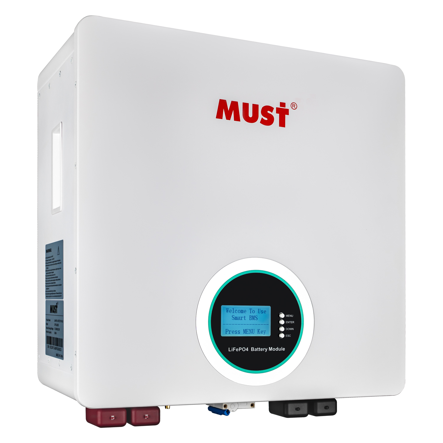 Акумуляторна батарея MUST LP16-24200, 25.6V 200Ah, 442х486.5х250, 45 кг, LiFePO4 V